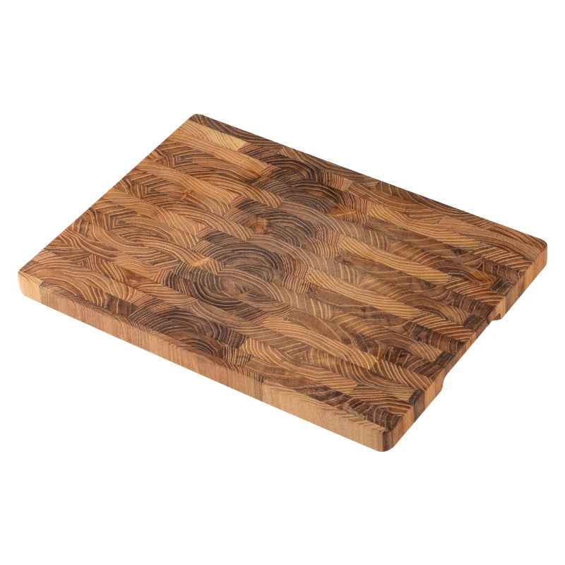 Teak Wood Cutting Board Large Thick Kitchen Chopping Board Christmas Halloween Use