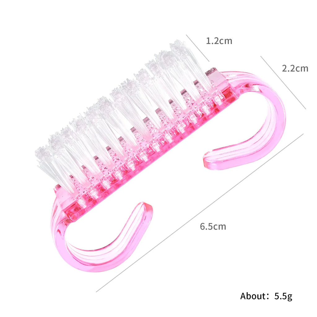Nail Cleaning Brush – Soft Bristle Manicure Pedicure Nail Art Cleaning Tool