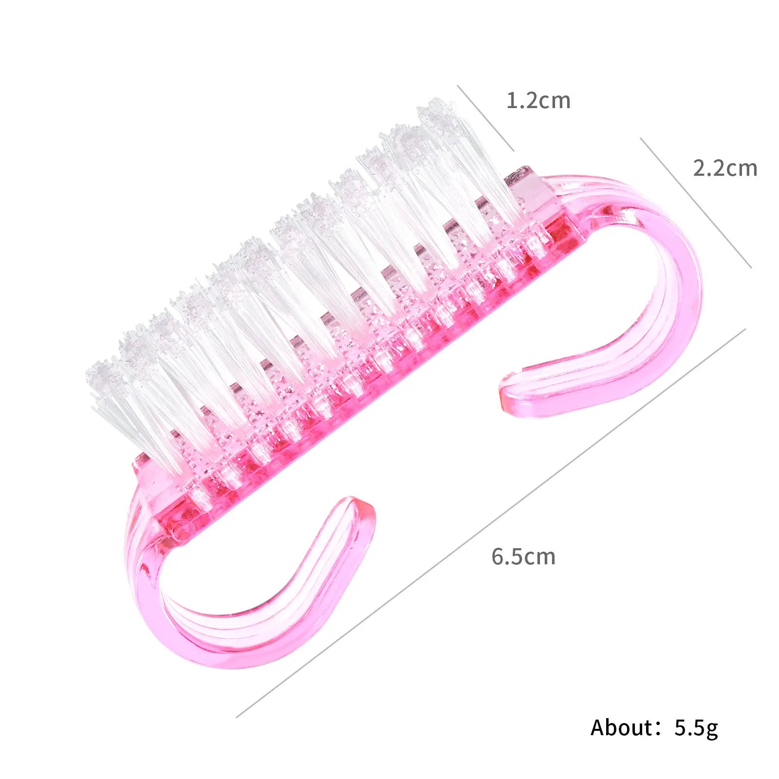 Nail Cleaning Brush – Soft Bristle Manicure Pedicure Nail Art Cleaning Tool