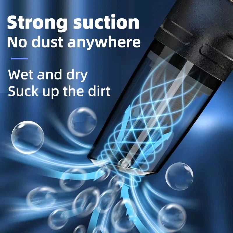 Wireless Car Vacuum Cleaner Long Handle
