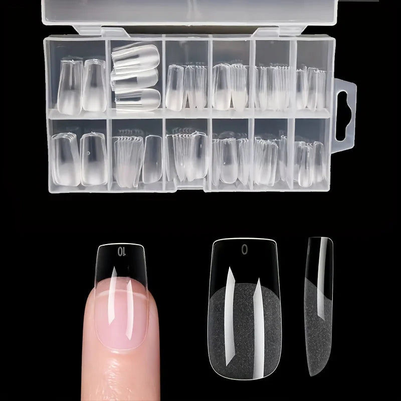 Press On Nail Tips Set – 120pcs Full Cover Fake Nails for DIY Extensions
