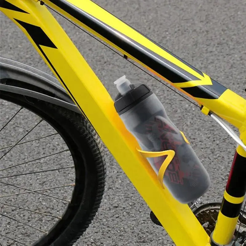 600ml Cycling Water Bottle – Squeeze Sports Bike Bottle Leakproof Outdoor Running & Gym Drink Bottle