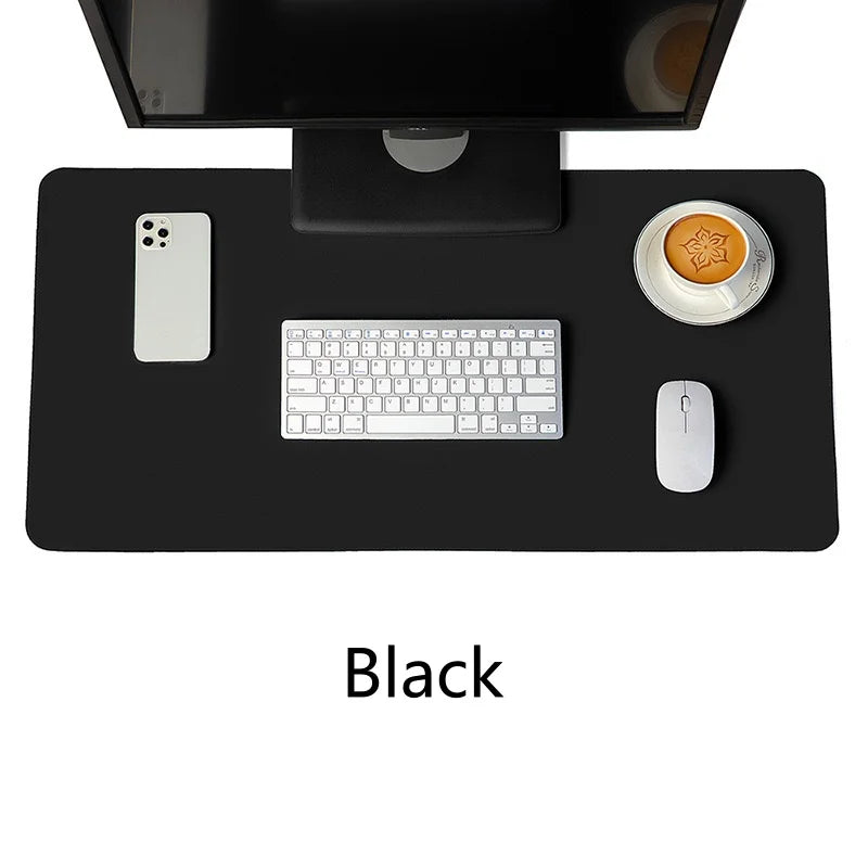 PU Leather Desk Mat Waterproof Non Slip Gaming Mouse Pad Keyboard Pad