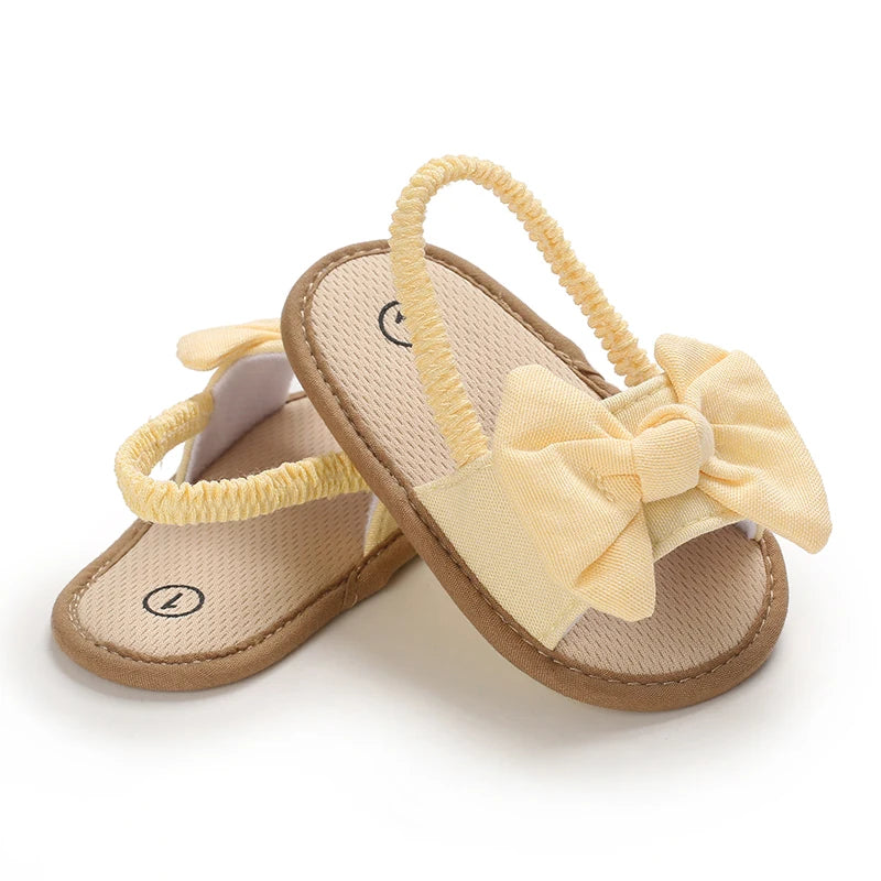 Baby Girls Flower Sandals Soft Sole Non Slip First Walker Shoes