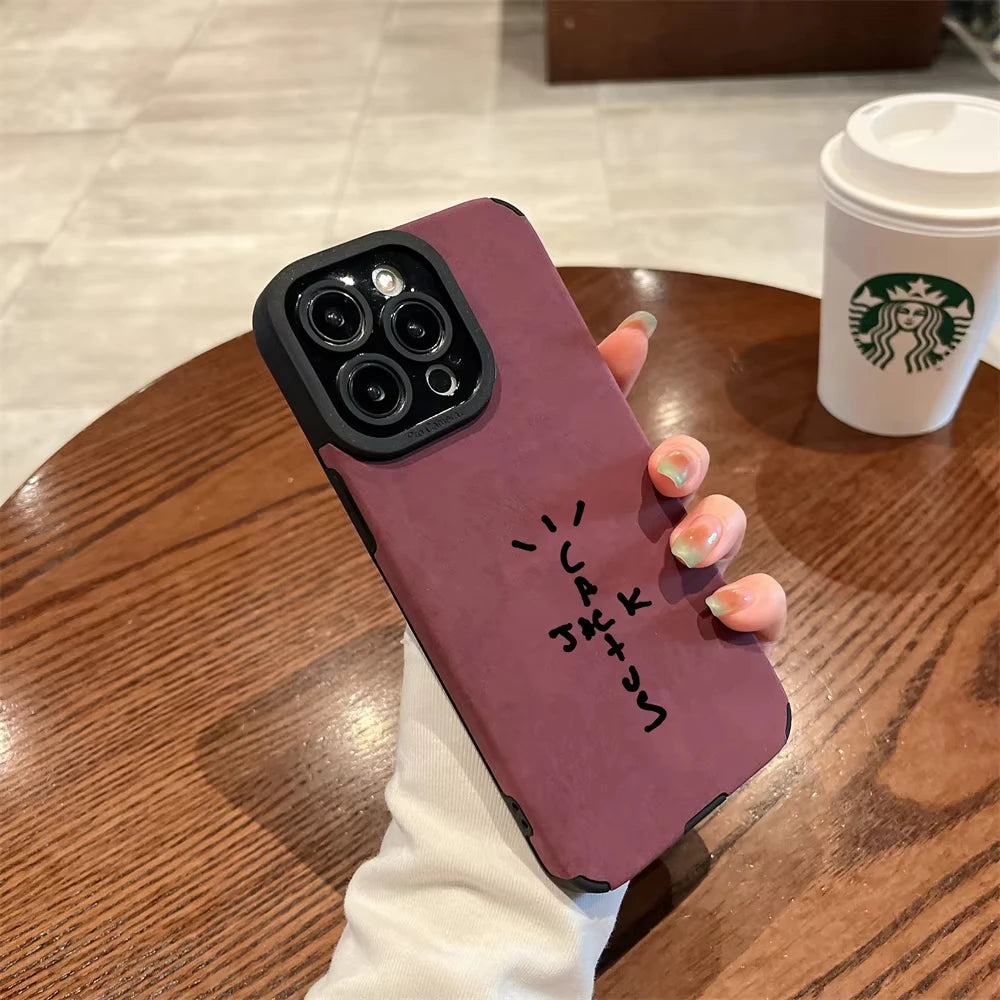 Flip Leather Streetwear iPhone Case