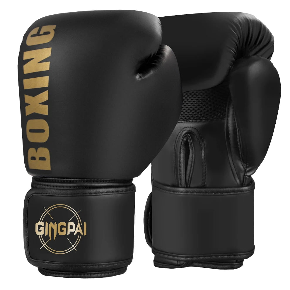 Boxing Gloves 6–12oz MMA Muay Thai Training Gloves Men Women Professional Fight Sandbag Gloves