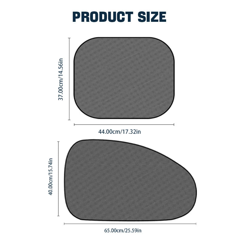 Car Window Sun Shade – UV Protection Side Window Cover for Heat & Privacy