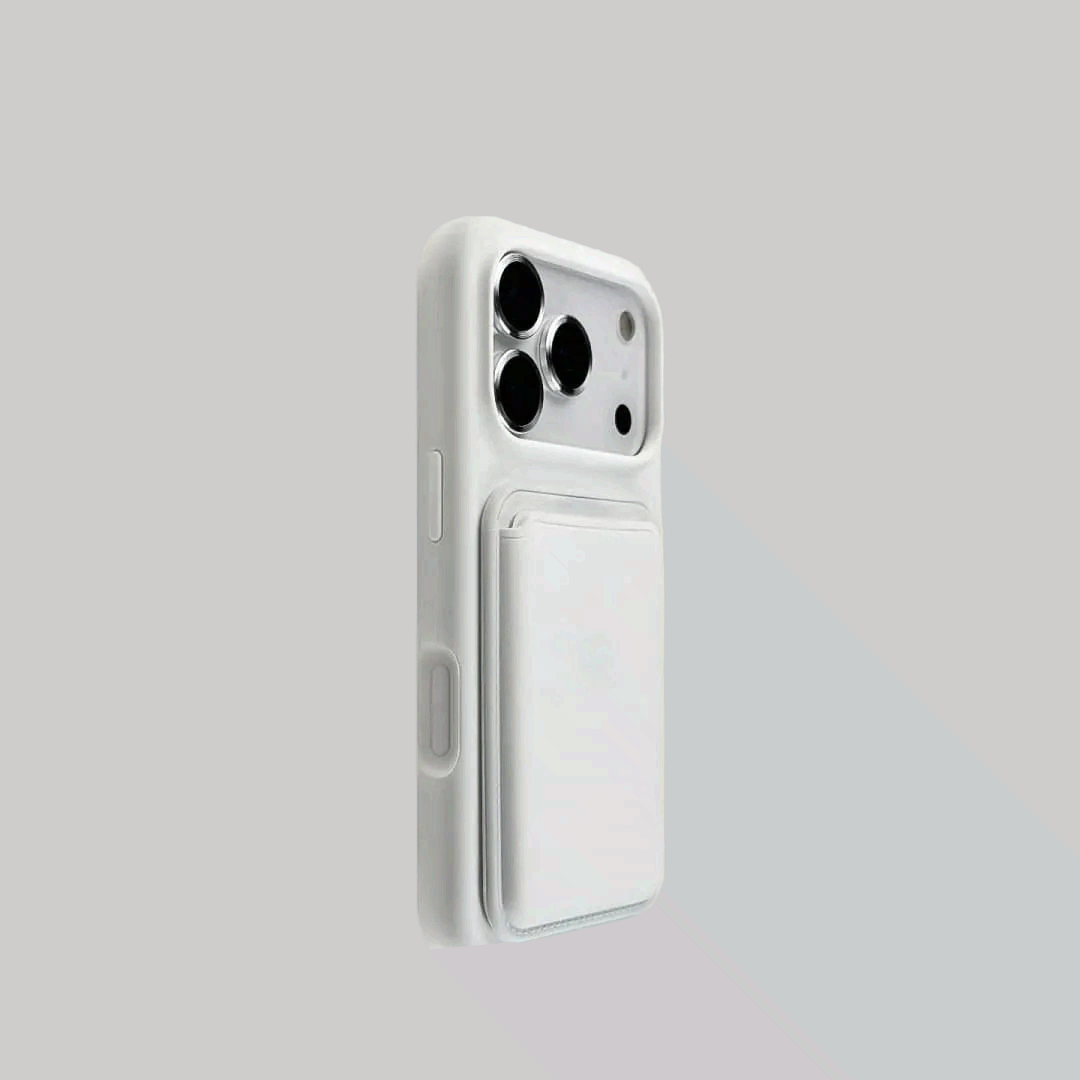 Liquid Shockproof Card Holder Wallet Silicone iPhone Case