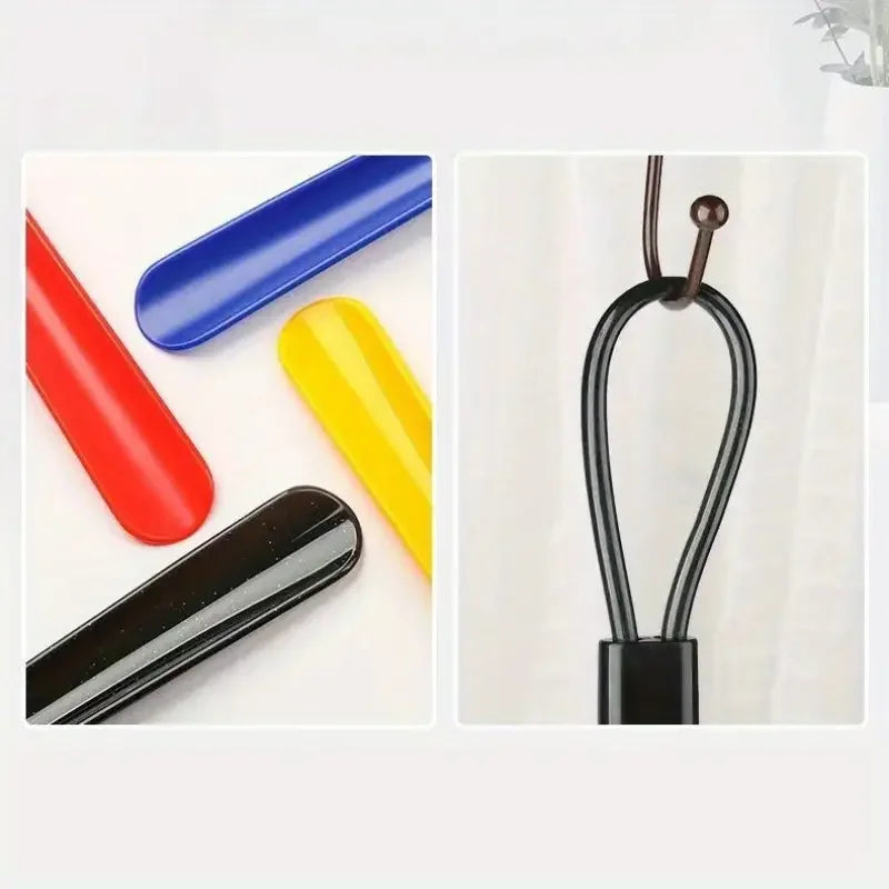 Extra Long Shoe Horn Flexible Shoe Helper Easy Wear Shoes No Bending Portable Shoe Spoon Tool for Men Women Seniors