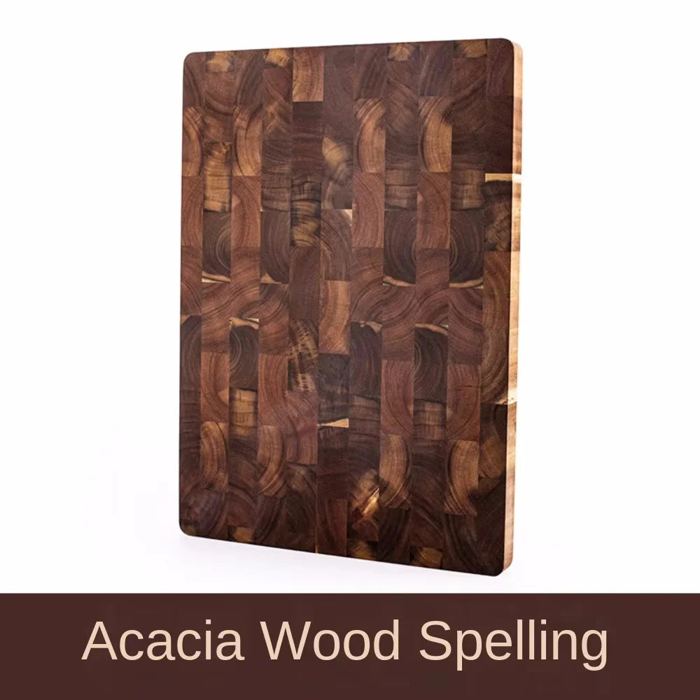 Acacia Wood Cutting Board Double Sided Chopping Board Drain Water Design