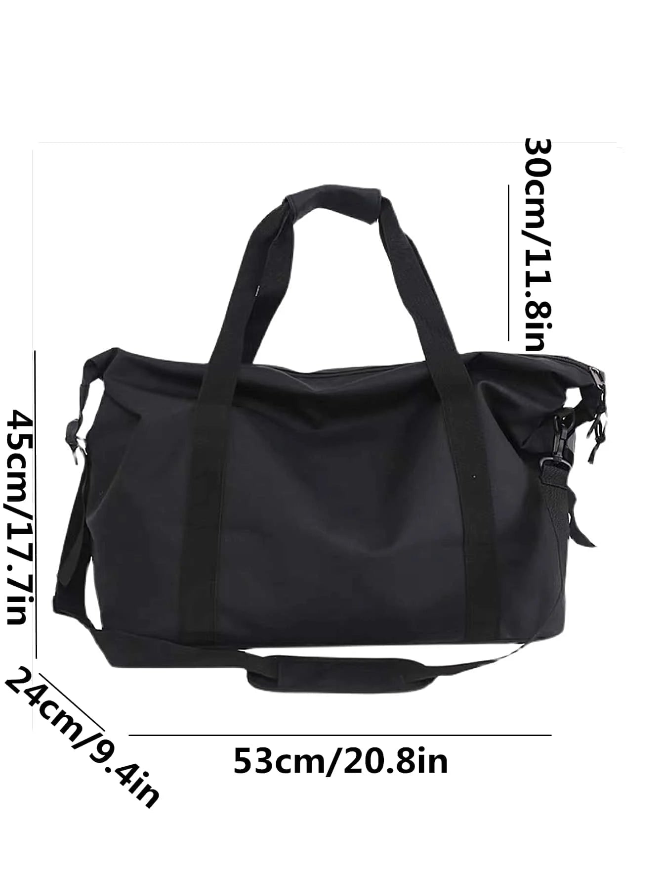 Large Capacity Travel Gym Bag Lightweight Crossbody Luggage Tote