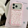 Pink Hello Kitty Flower Shockproof Silicone iPhone Case