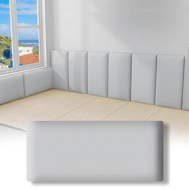 3D Wall Stickers Self Adhesive Anti Collision Foam Wall Pads Tatami Decor 5PCS