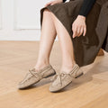 Women Leather Loafers Slip On