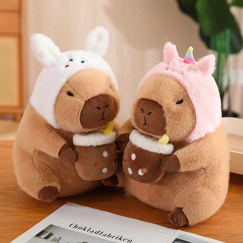 Capybara Bread Plush Toy Cute Anime Stuffed Doll Gift 23CM