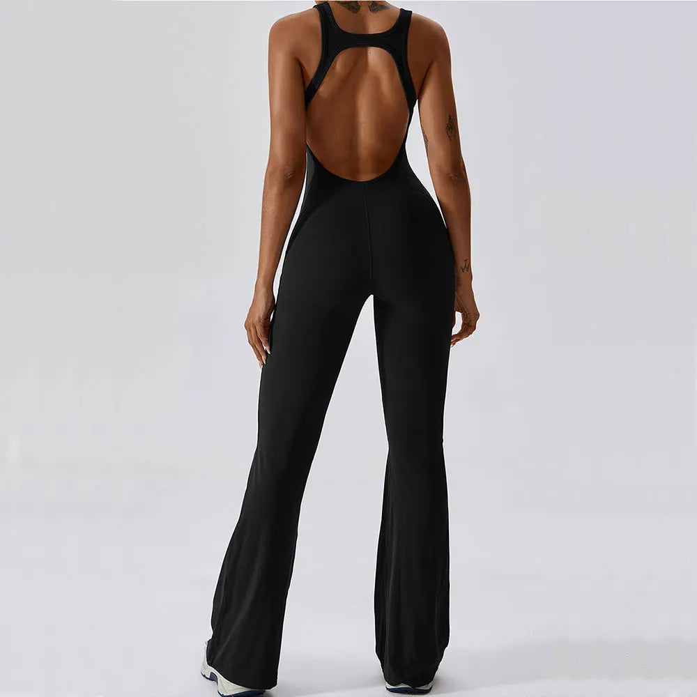 Seamless Yoga Jumpsuit Women One Piece Bodysuit Butt Lift Fitness Activewear