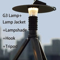 3000mAh LED Camping Light Long Battery Tent Hiking Lantern Flashlight