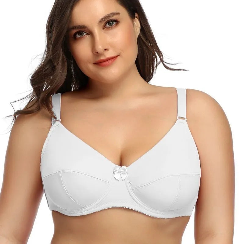 Women’s Plus Size Underwire Minimizer Bra Full Coverage Non Padded