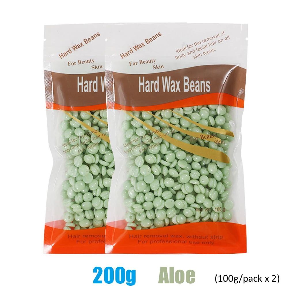 Hard Wax Beans – 500g Hair Removal Wax for Face, Legs & Body, No Strip Needed