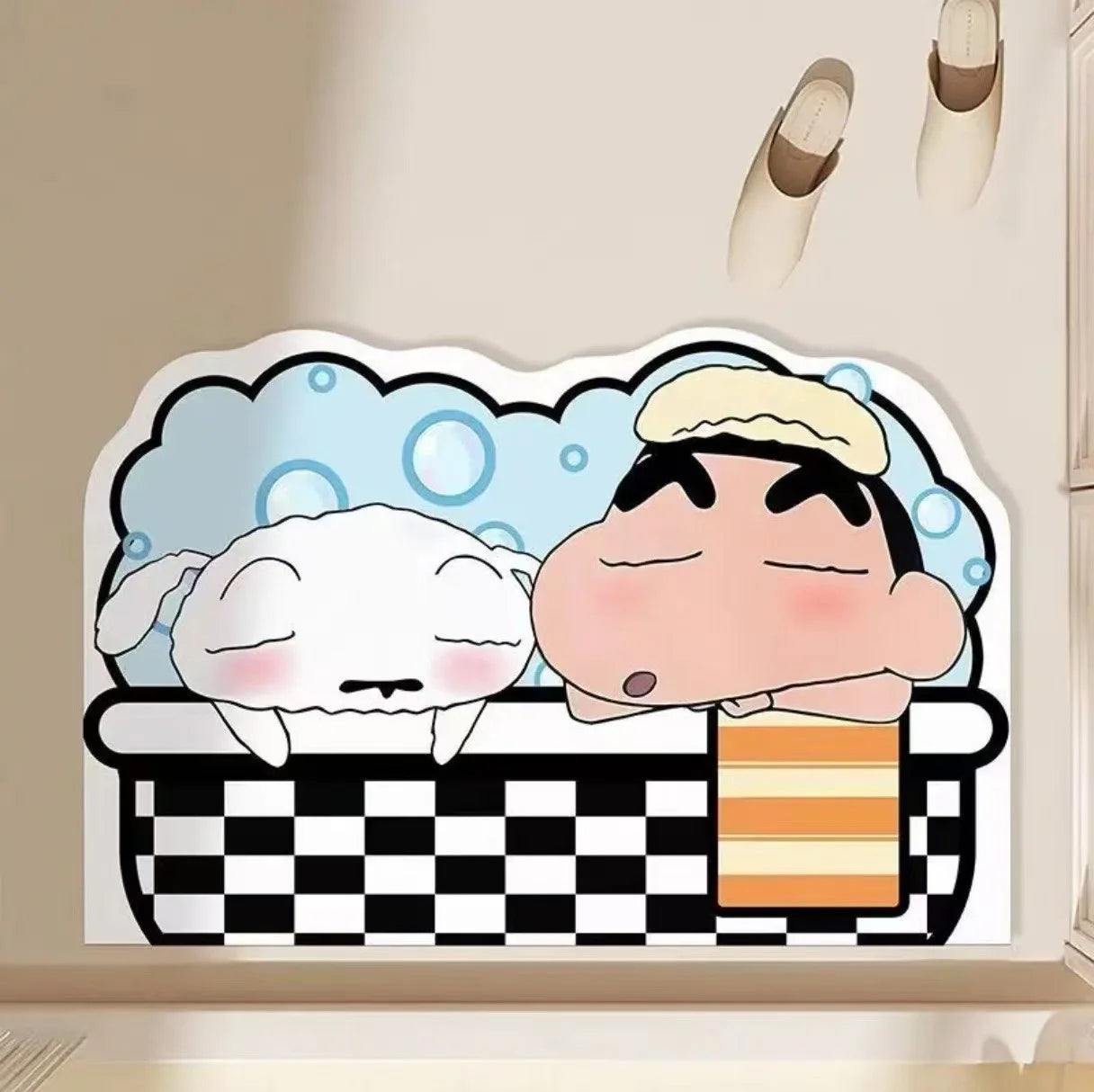 Cartoon Anime Quick Dry Water Absorbent Bath Mat Soft Comfortable Home Mat
