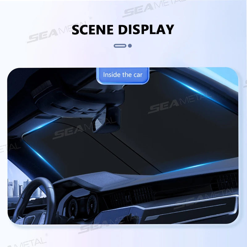 Car Windshield Sun Shade Foldable UV Protection