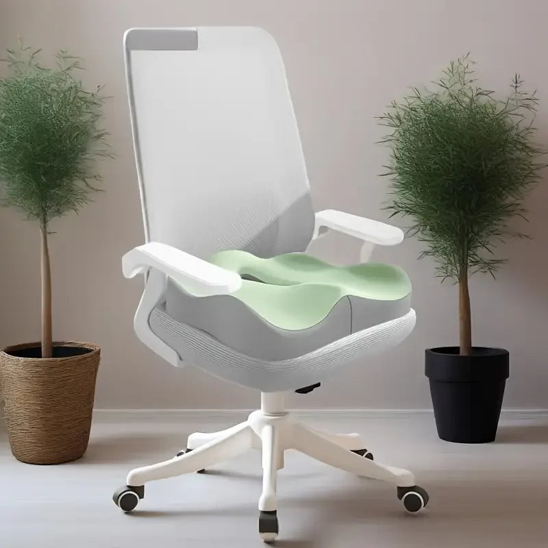 Ergonomic Memory Foam Seat Cushion for Office Chair Car Posture Support
