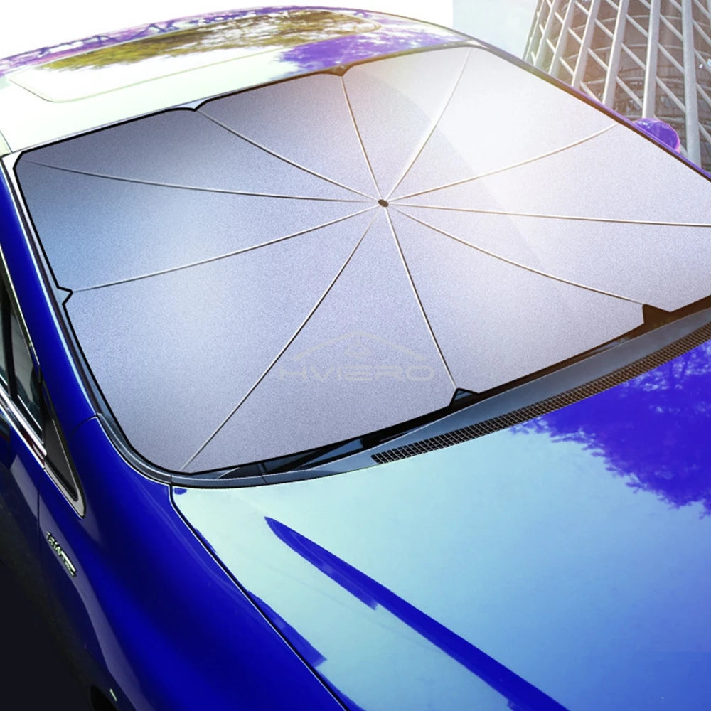 Foldable Car Windshield Sun Shade Umbrella UV Protection Front Window Cover