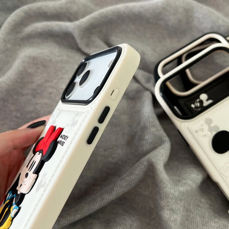 Disney Mickey Mouse Embossed Leather iPhone Case