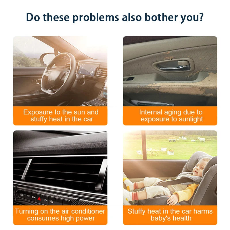 Car Window Sun Shade – UV Protection Side Window Cover for Heat & Privacy
