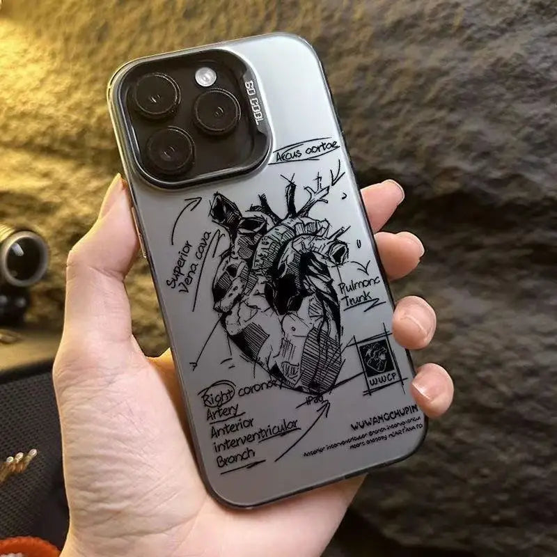 Anatomical Heart Medical Anti Drop iPhone Case