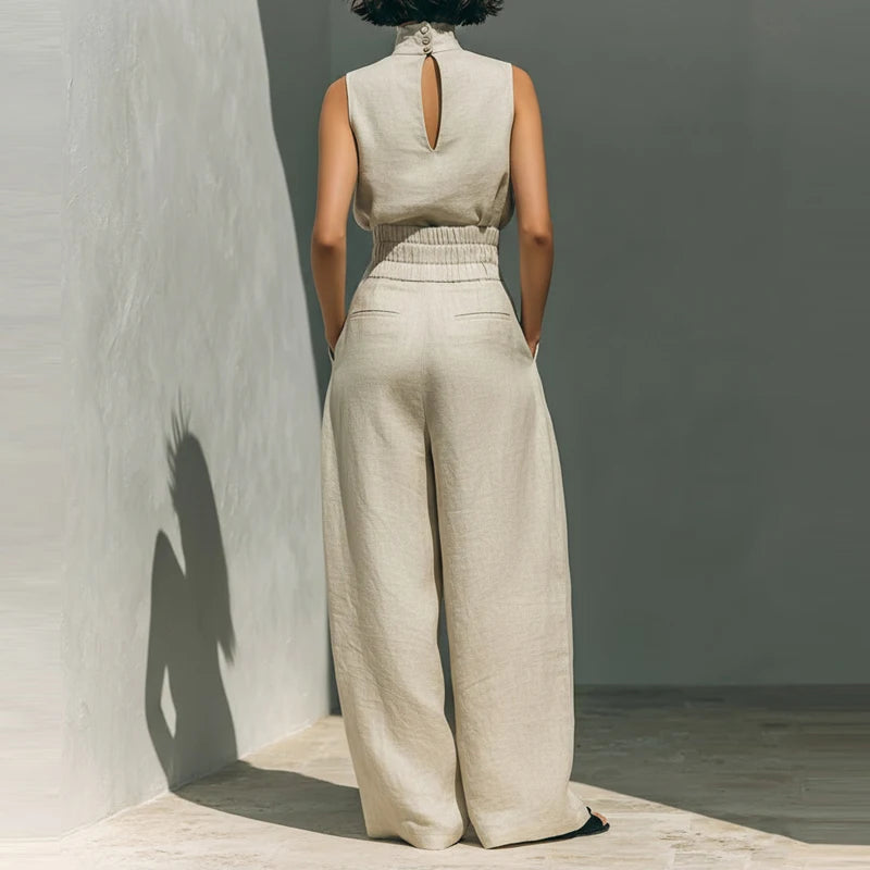 Women 2 Piece Set Wide Leg