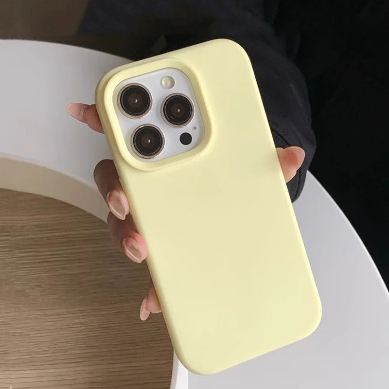 Silicone Shockproof Slim Soft iPhone Case