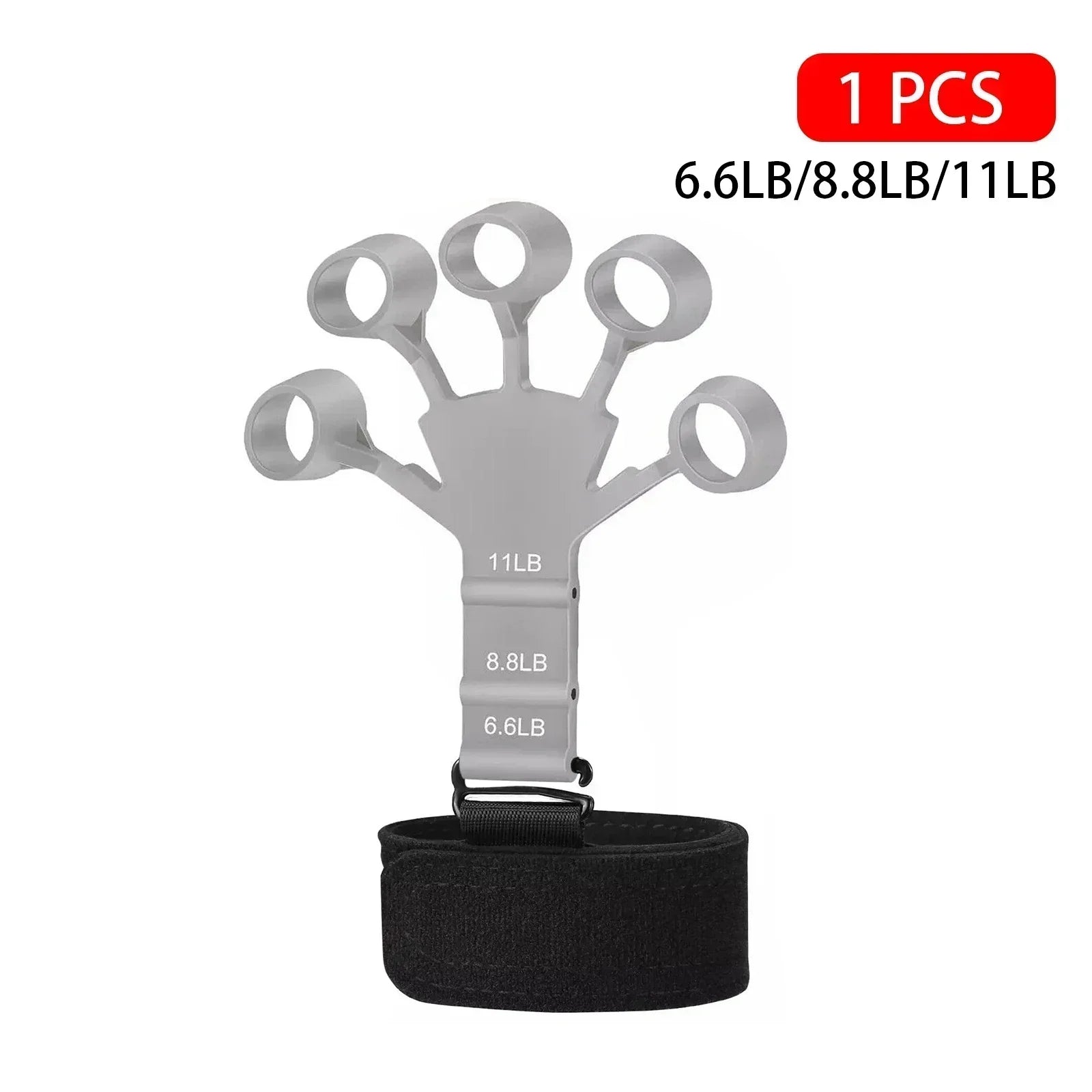 Hand Grip Strengthener Finger Trainer Resistance 6 Level Gym Exercise Tool