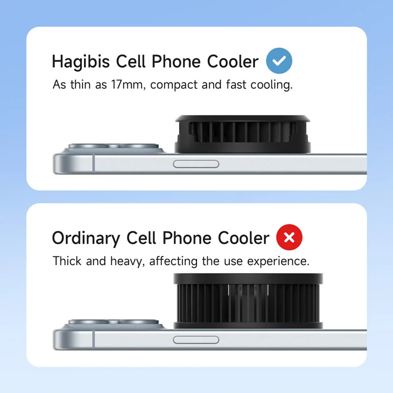 Semiconductor Phone Cooler – Magnetic Cooling Fan for Gaming Phones