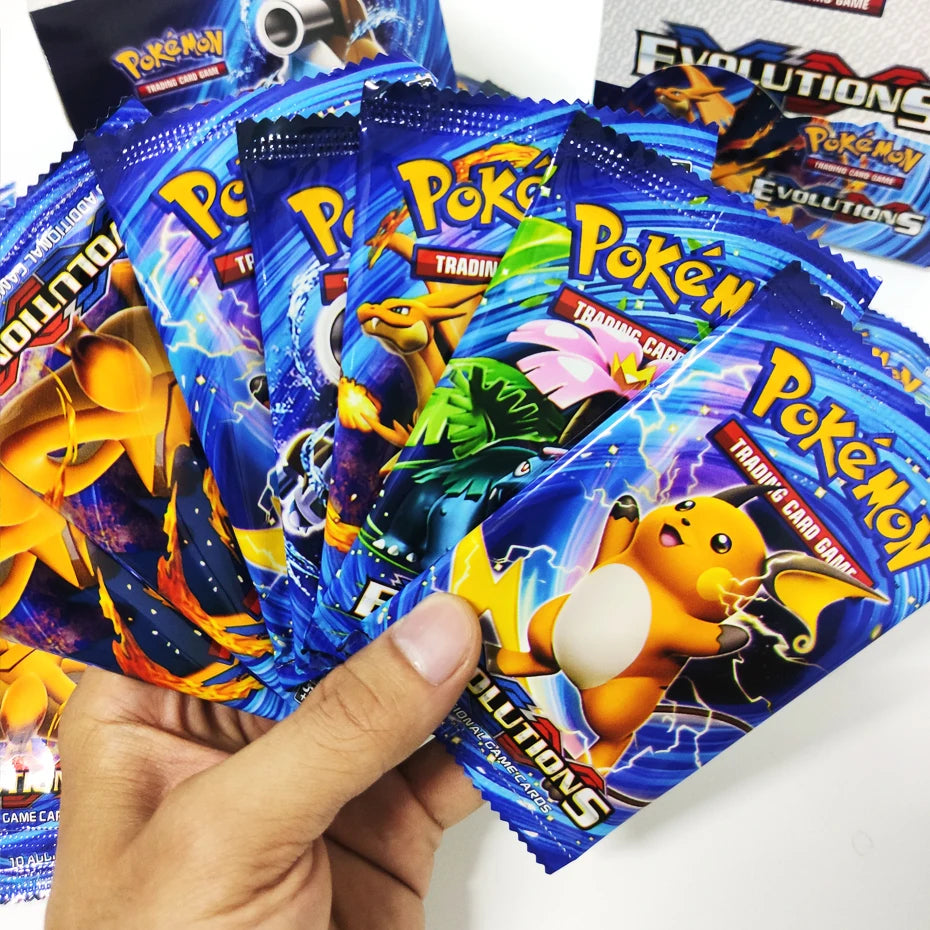 324PCS Pokémon Sun Moon XY Evolutions Booster Card Box
