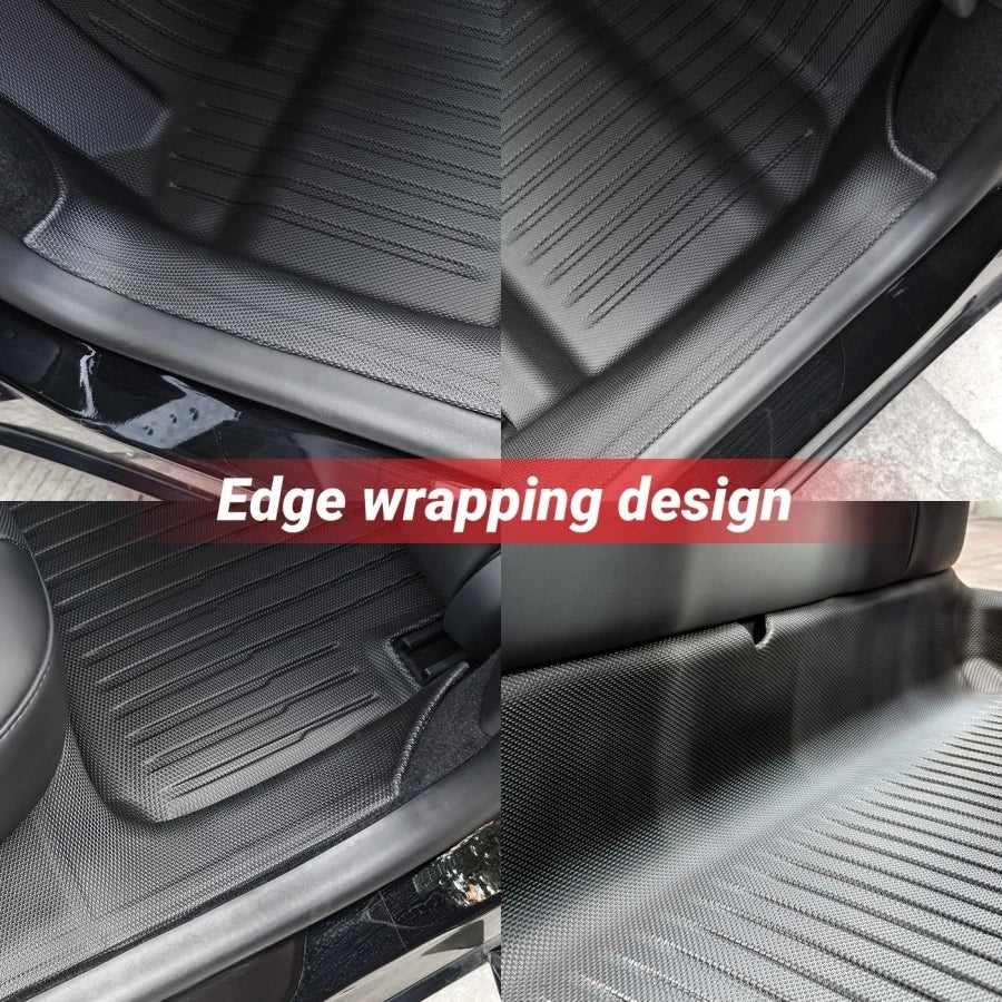 Tesla Model Y Floor Mats 2025–2026 – Custom Fit TPE Full Coverage Waterproof Set