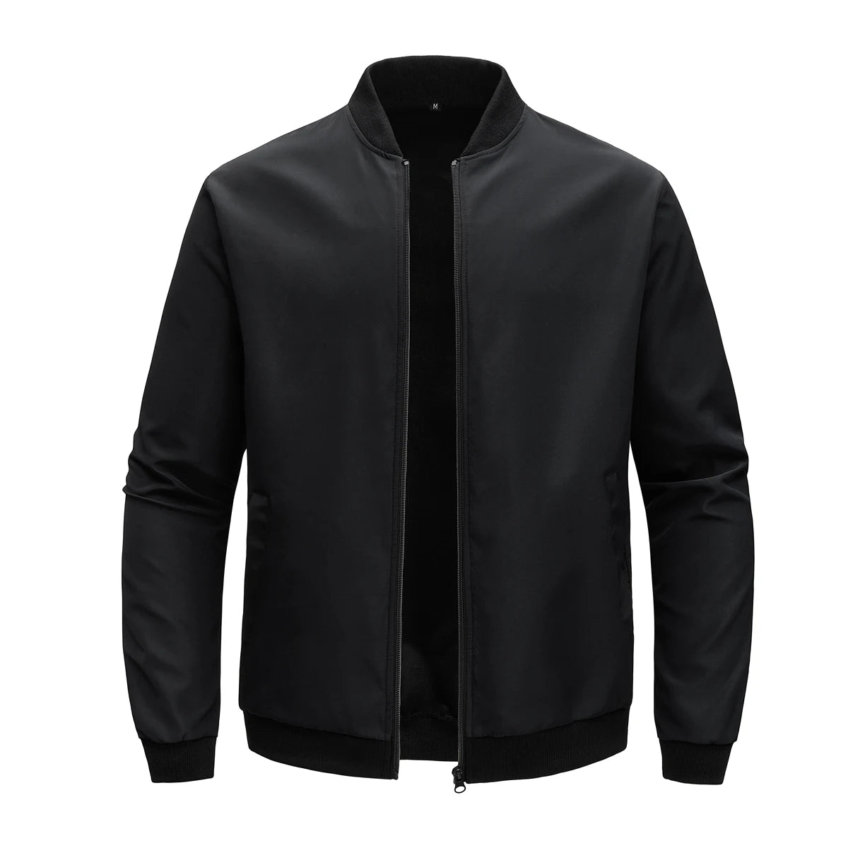 Men Baseball Collar Jacket Casual Lightweight Coat