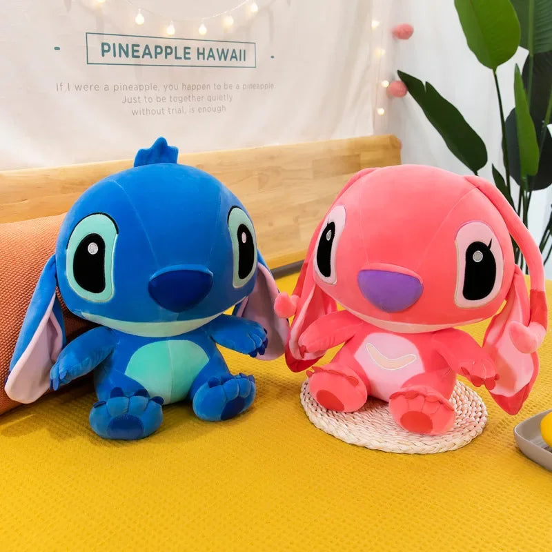 Lilo Stitch Couple Giant Plush Toy Cartoon Stuffed Pillow Gift