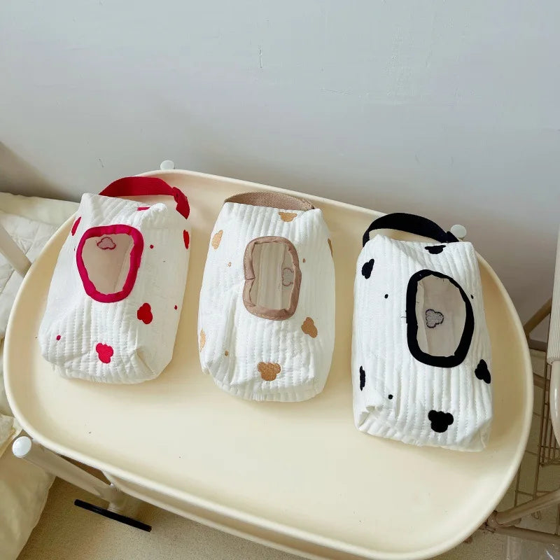 Cartoon Animal Tissue Box Cover Hanging Wet Wipes Storage Car Paper Holder