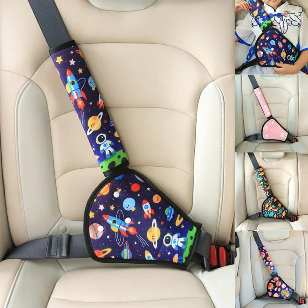 Child Car Seat Belt Shoulder Guard Safety Belt Adjuster for Neck Protection