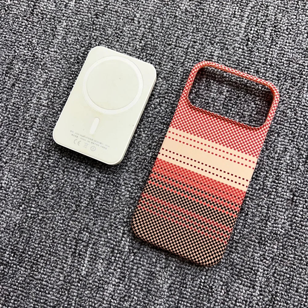Carbon Fiber MagSafe Magnetic Frameless PC Bumper iPhone Case