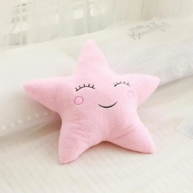 Cloud Moon Star Plush Pillow for Kids Room Decor