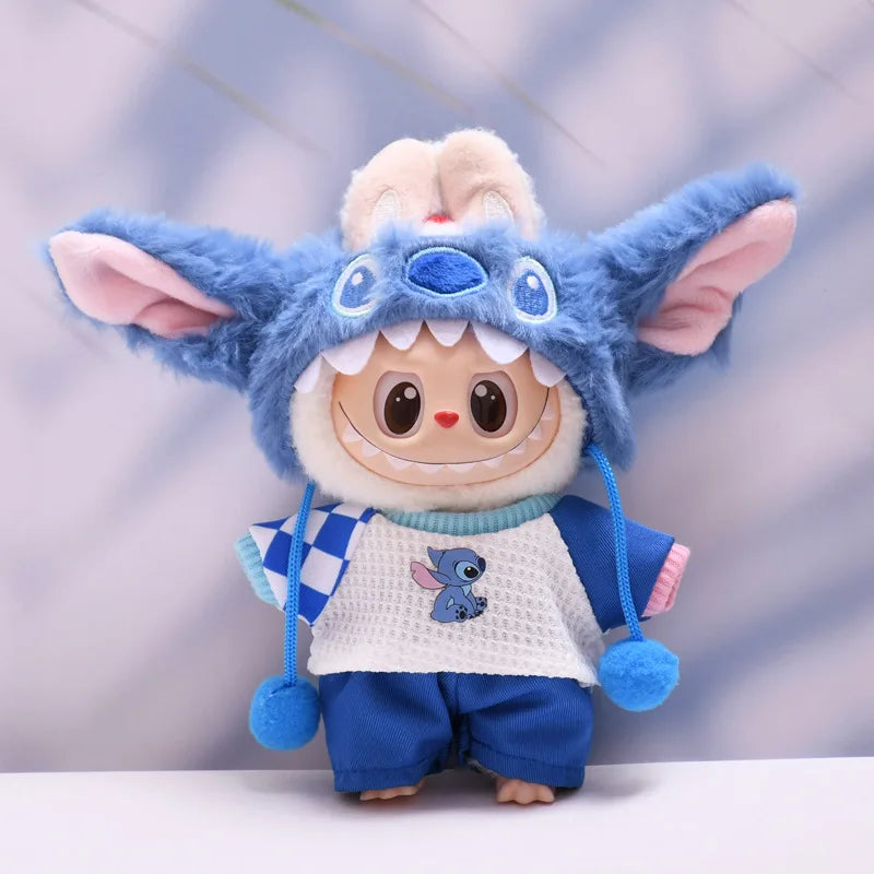 17cm Plush Doll Clothes Outfit Set