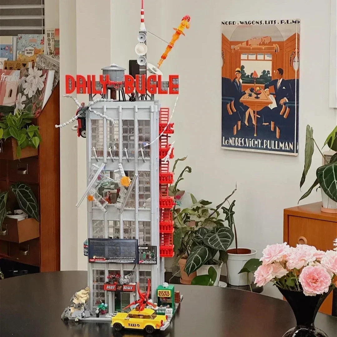 Daily Bugle Building Blocks Set – Compatible City Architecture Model Kit