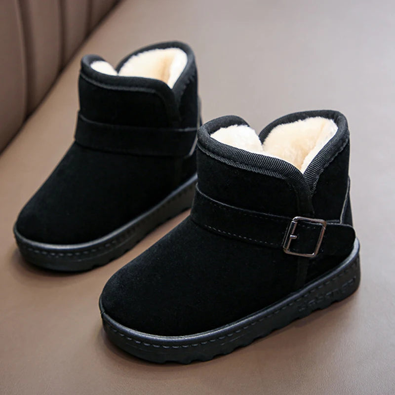 Kids Winter Snow Boots Warm Anti Slip Shoes for Boys Girls