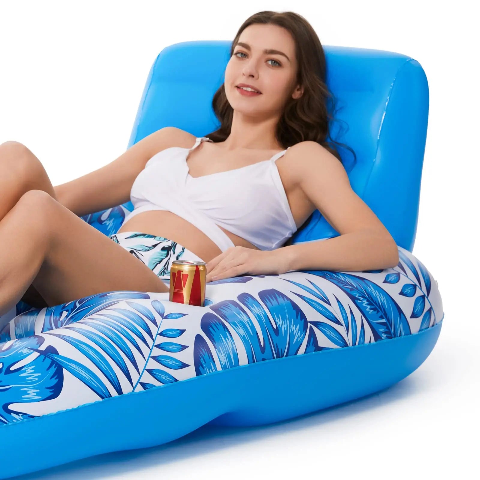 Adult Inflatable Pool Float Lounger Floating Chair for Pool & Lake