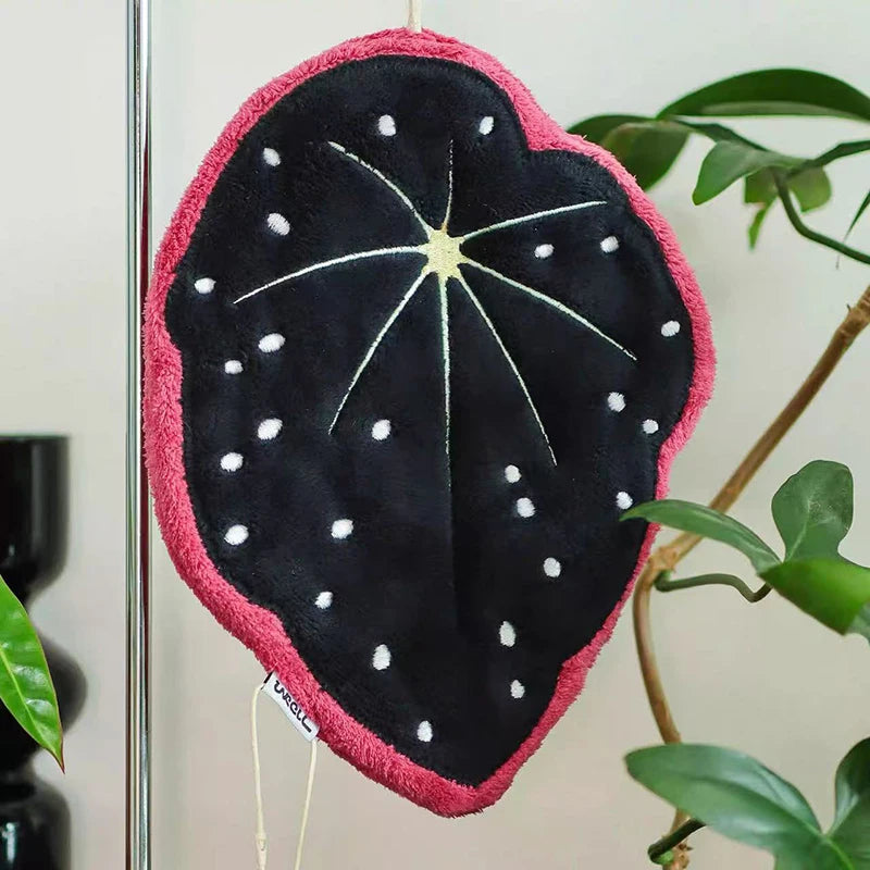 Super Absorbent Hand Towel Kitchen Bathroom Hanging Cleaning Cloth Handkerchief