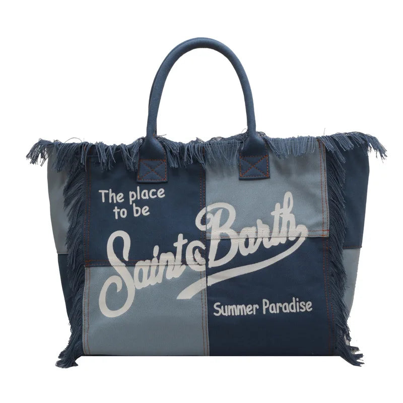 Large Capacity Canvas Tote Bag Fashion Envelope Shoulder Handbag
