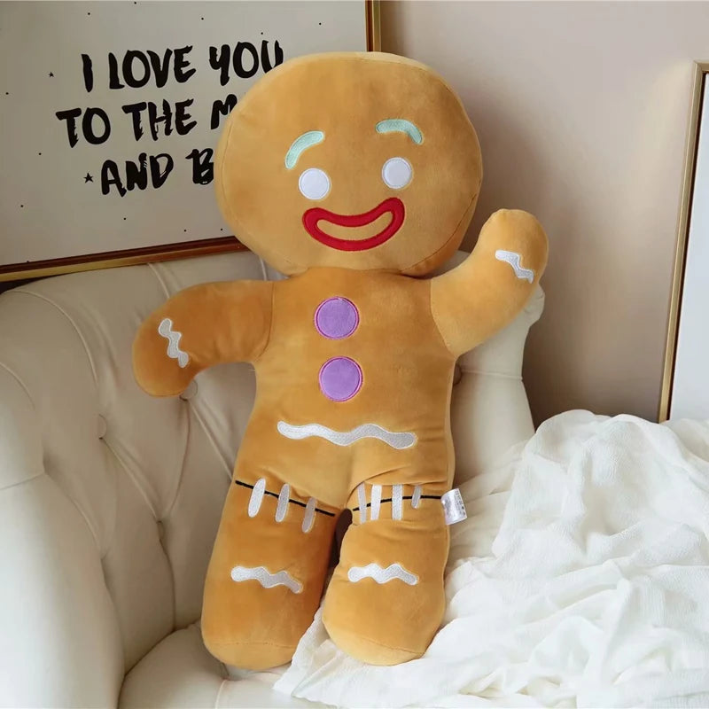 Gingerbread Man Plush Toy Soft Cookie Stuffed Doll