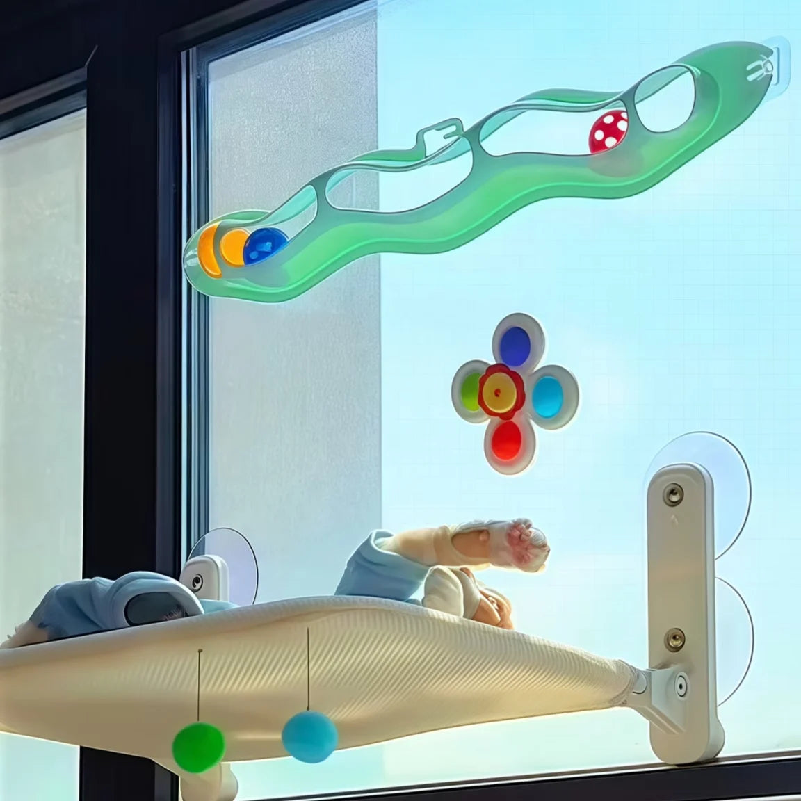 3pcs Cartoon Spinning Bath Toys with Suction Cups